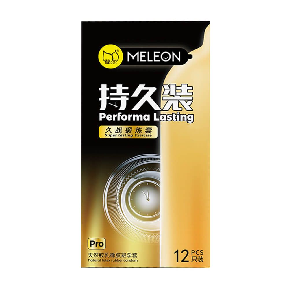 Bao cao su Meleon Performa Lasting Pro - Kéo dài thời gian - Hộp 12 cái