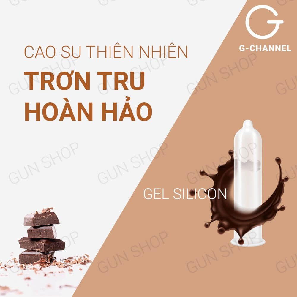 Bao cao su Nakanishi - Siêu mỏng 0.03mm - Hương chocolate - Hộp 4 cái