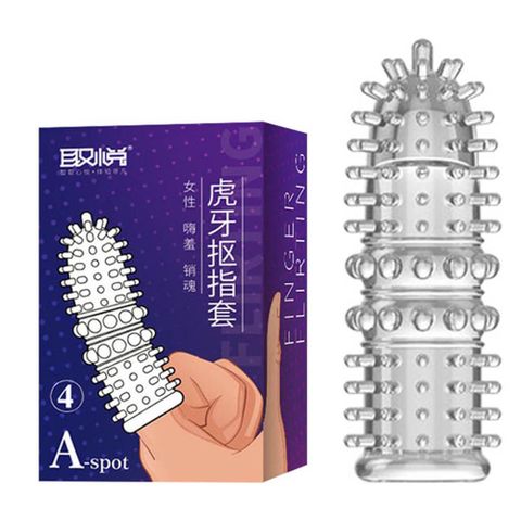 Bao cao su ngón tay Aichao A-spot 4 - Gai nổi lớn - Hộp 1 cái