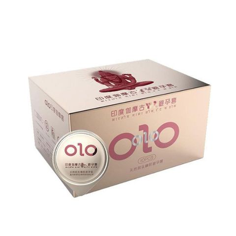 Bao cao su OLO 0.01 Gamma Formula - Kéo dài thời gian, gân gai - Hộp 10 cái