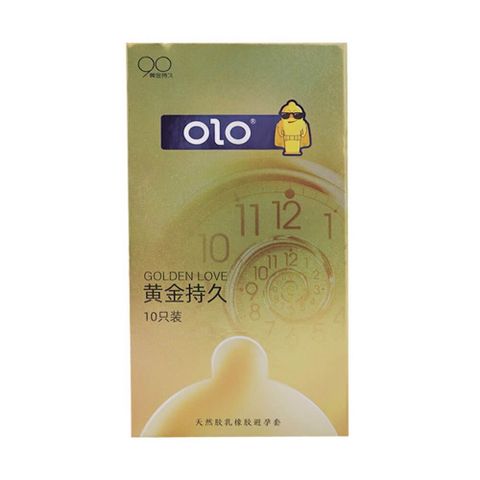 Bao cao su OLO 0.01 Gold - Siêu mỏng, kéo dài thời gian - Hộp 10 cái