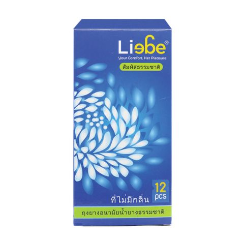 Bao cao su Liebe - Mỏng trơn - Hộp 12 cái