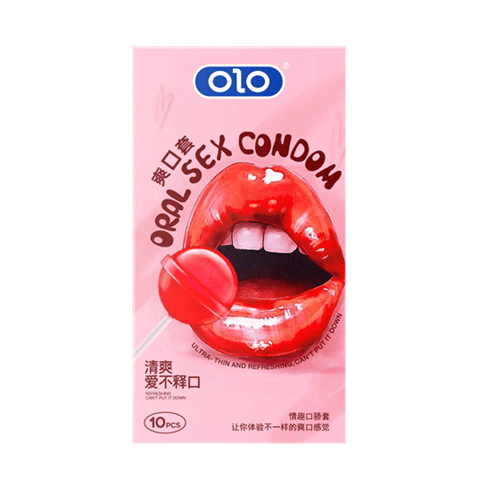Bao cao su quan hệ miệng OLO Oral Sex - Siêu mỏng - Hộp 10 cái