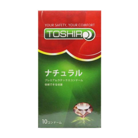 Bao cao su Toshiro Trơn - Mỏng nhẹ - Hộp 10 cái
