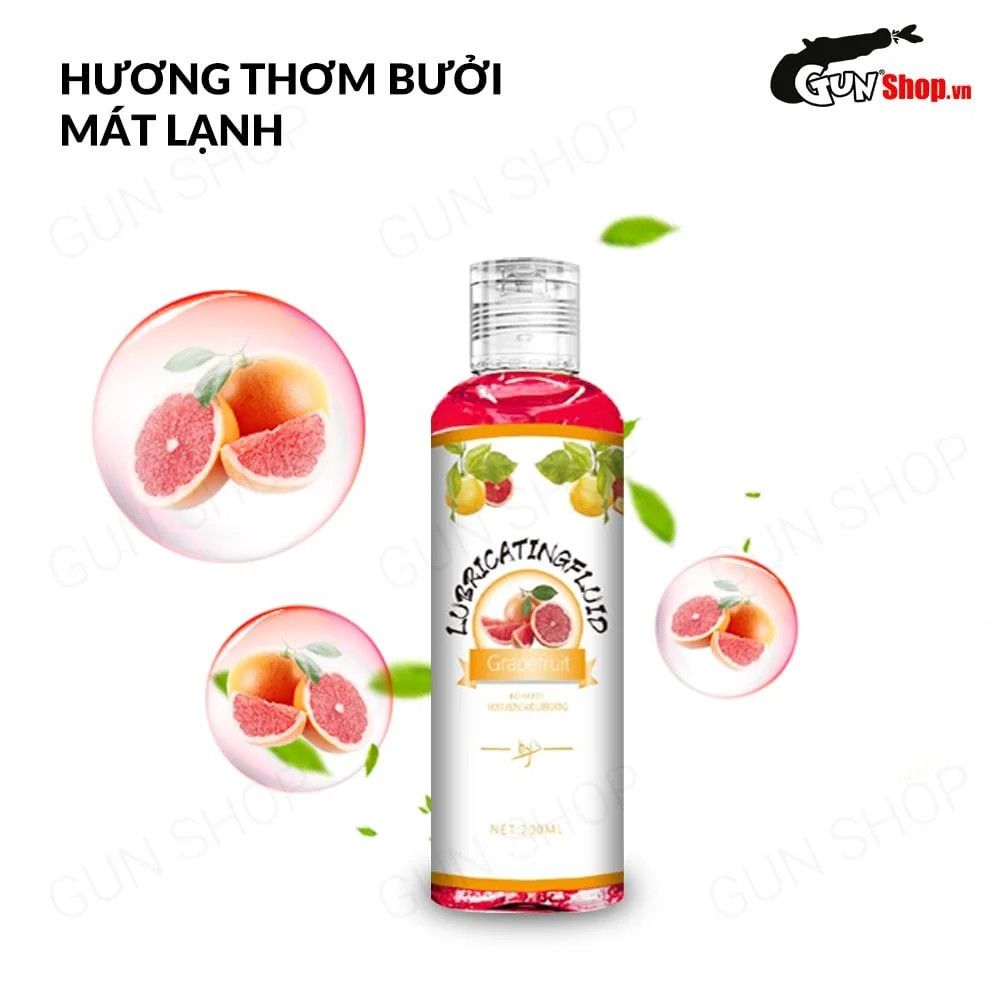 Gel bôi trơn hương bưởi Boyafei Grapefruit - Chai 200ml