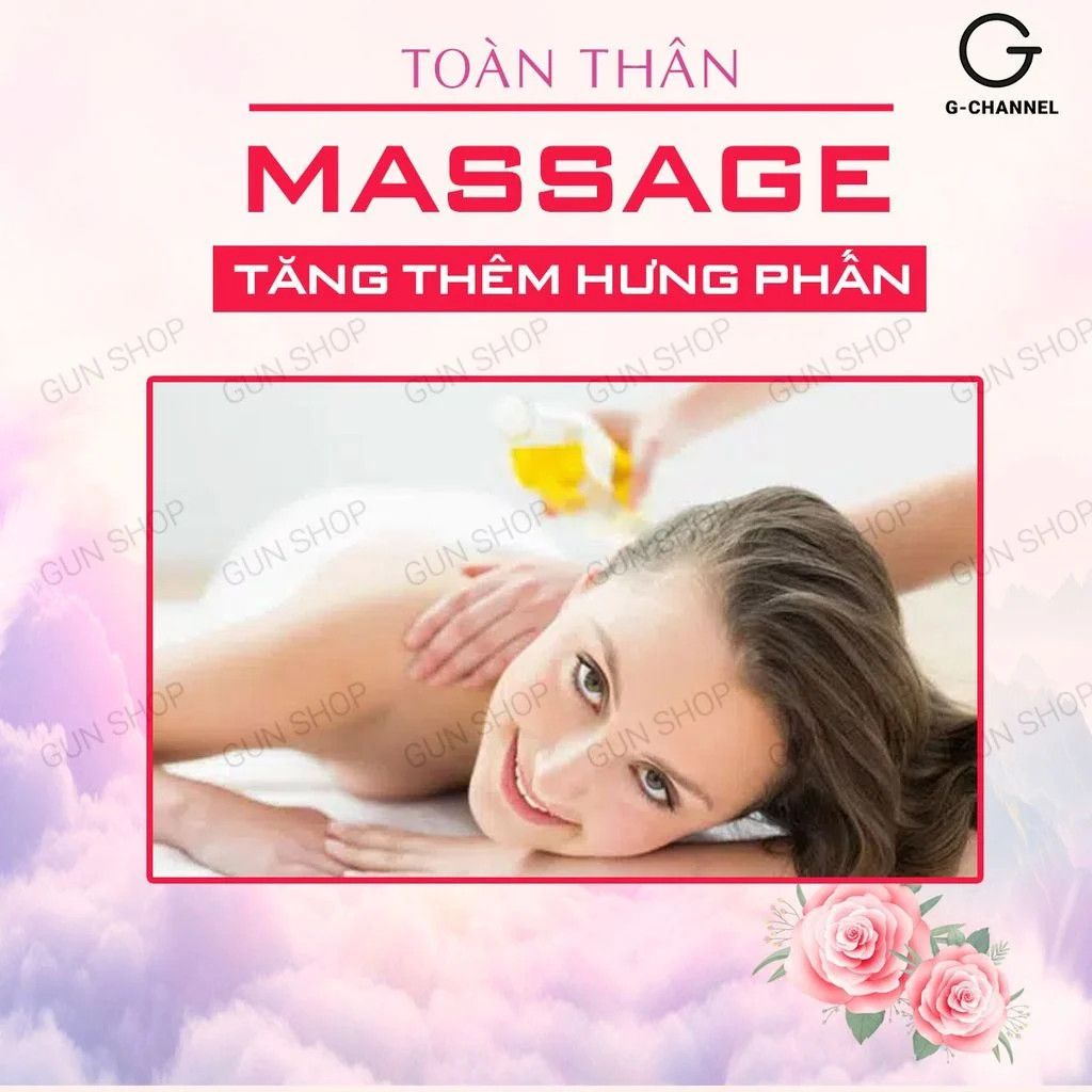 Gel bôi trơn massage hương hoa hồng Cokelife hồng - Chai 100ml