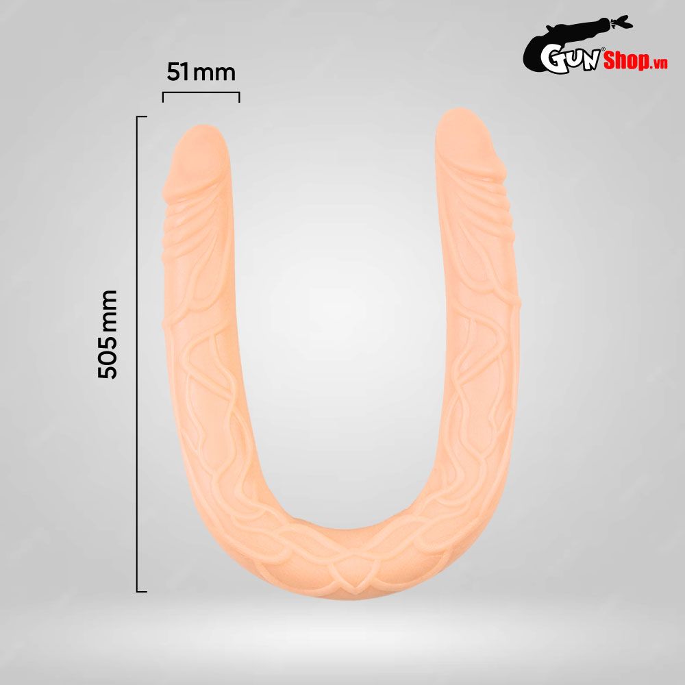 Dương vật giả 2 đầu Chisa Hi Basic Flexible Dong