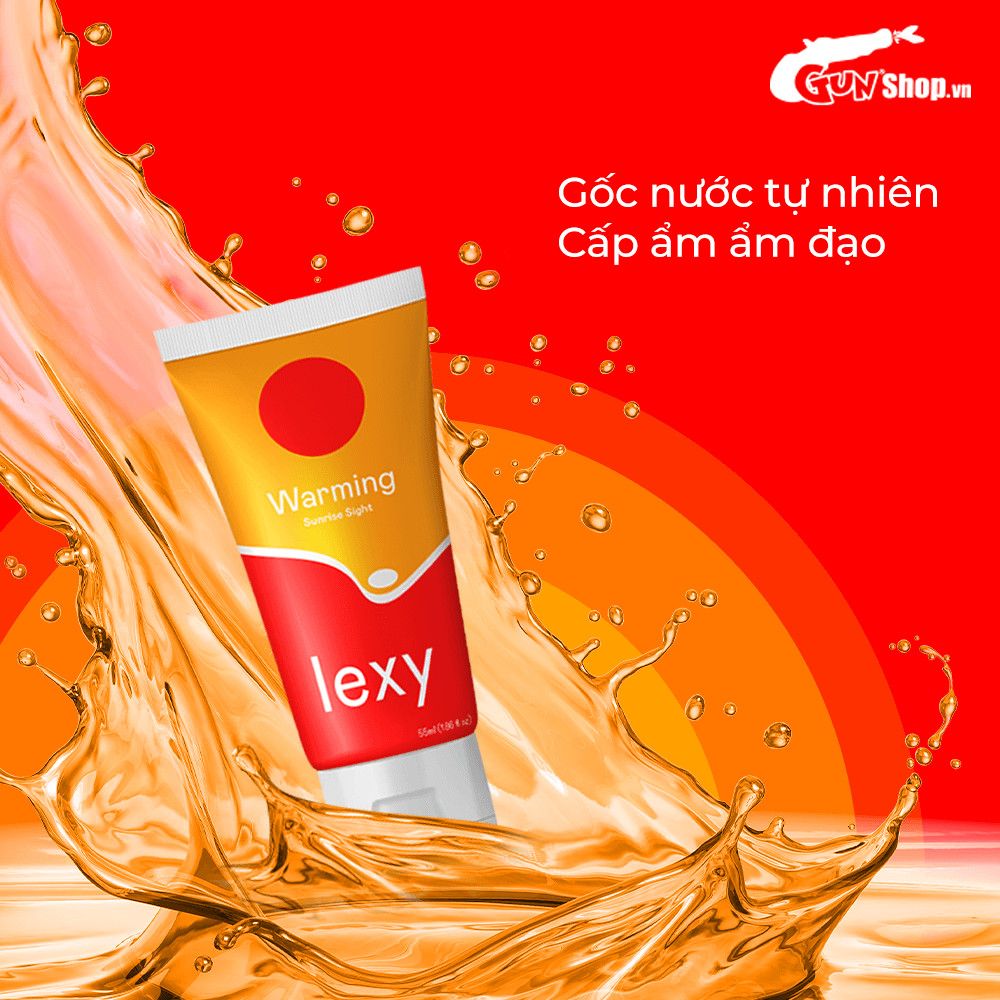 Gel bôi trơn ấm nóng Lexy Warming - Chai 55ml