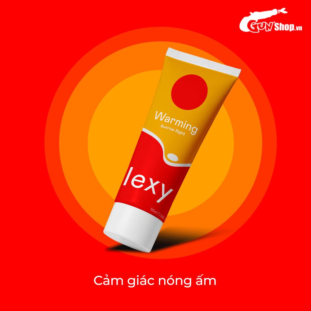 Gel bôi trơn ấm nóng Lexy Warming - Chai 55ml