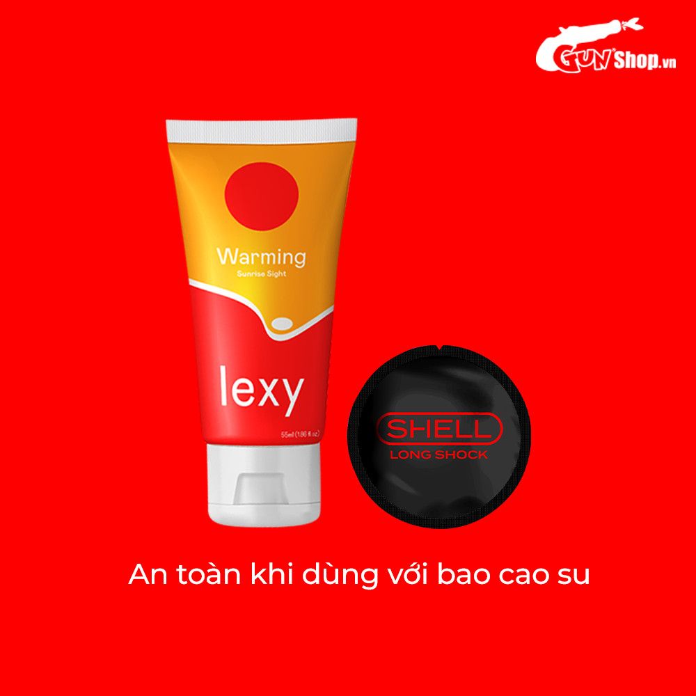 Gel bôi trơn ấm nóng Lexy Warming - Chai 55ml