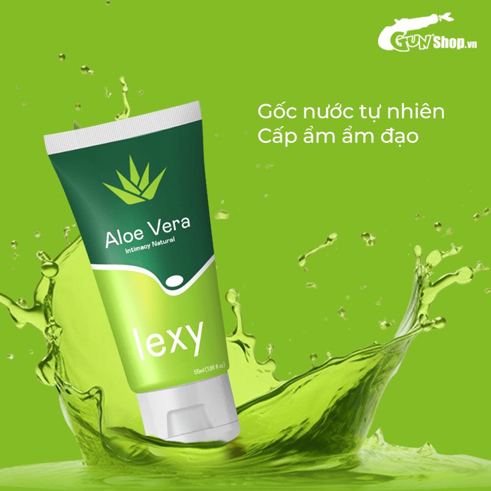 Gel bôi trơn tinh chất lô hội Lexy Aloe - Chai 55ml