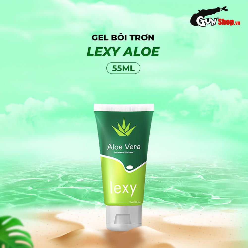 Gel bôi trơn tinh chất lô hội Lexy Aloe - Chai 55ml
