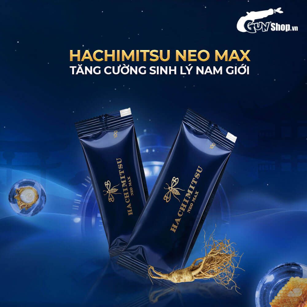 Tinh chất Hachimitsu Neo Max - Tăng cường sinh lý nam giới - 1 gói