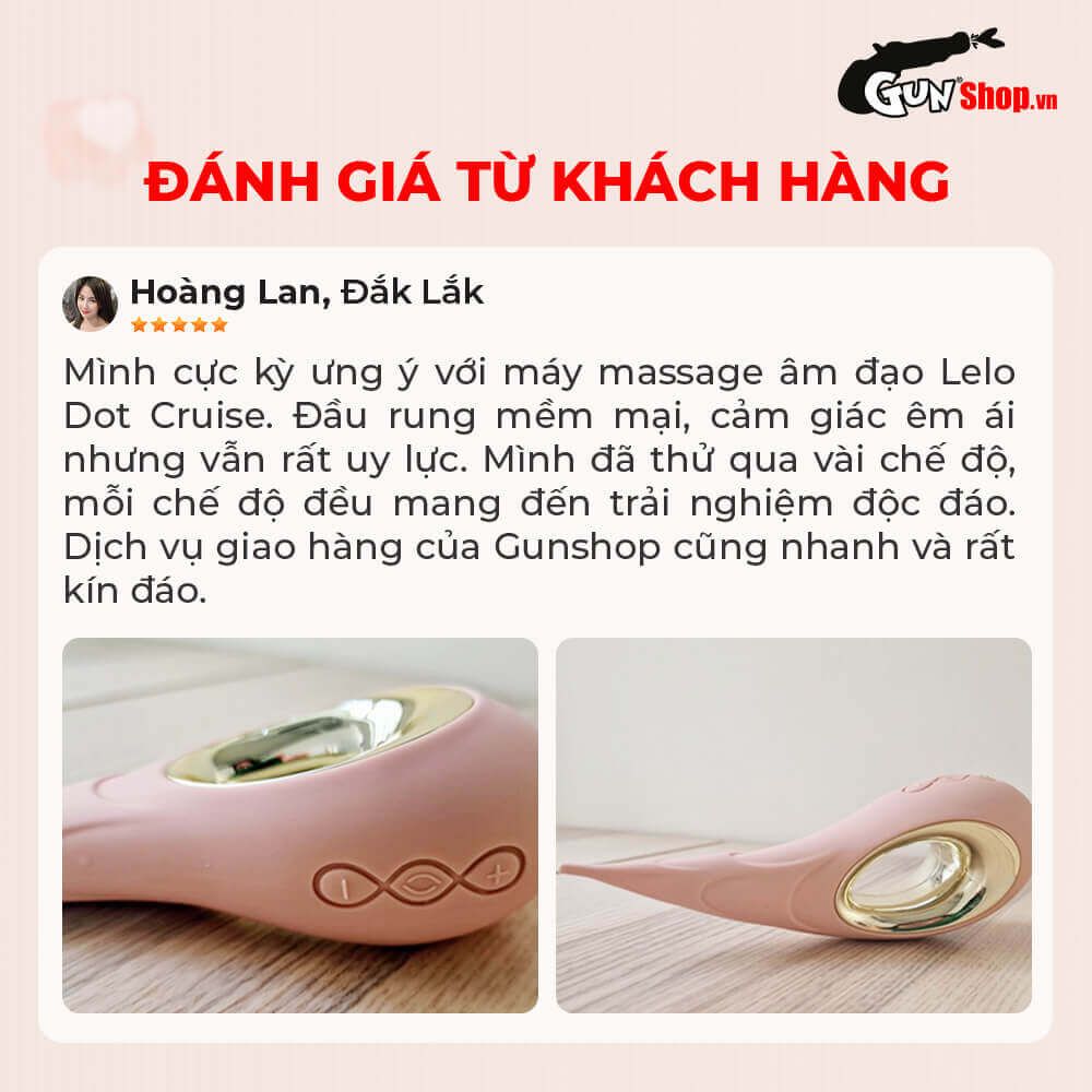 Máy massage âm đạo Lelo Dot Cruise