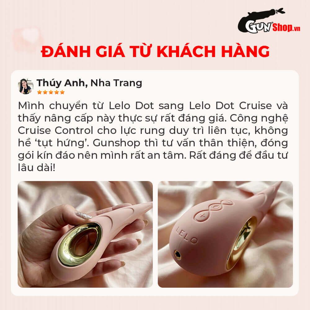 Máy massage âm đạo Lelo Dot Cruise