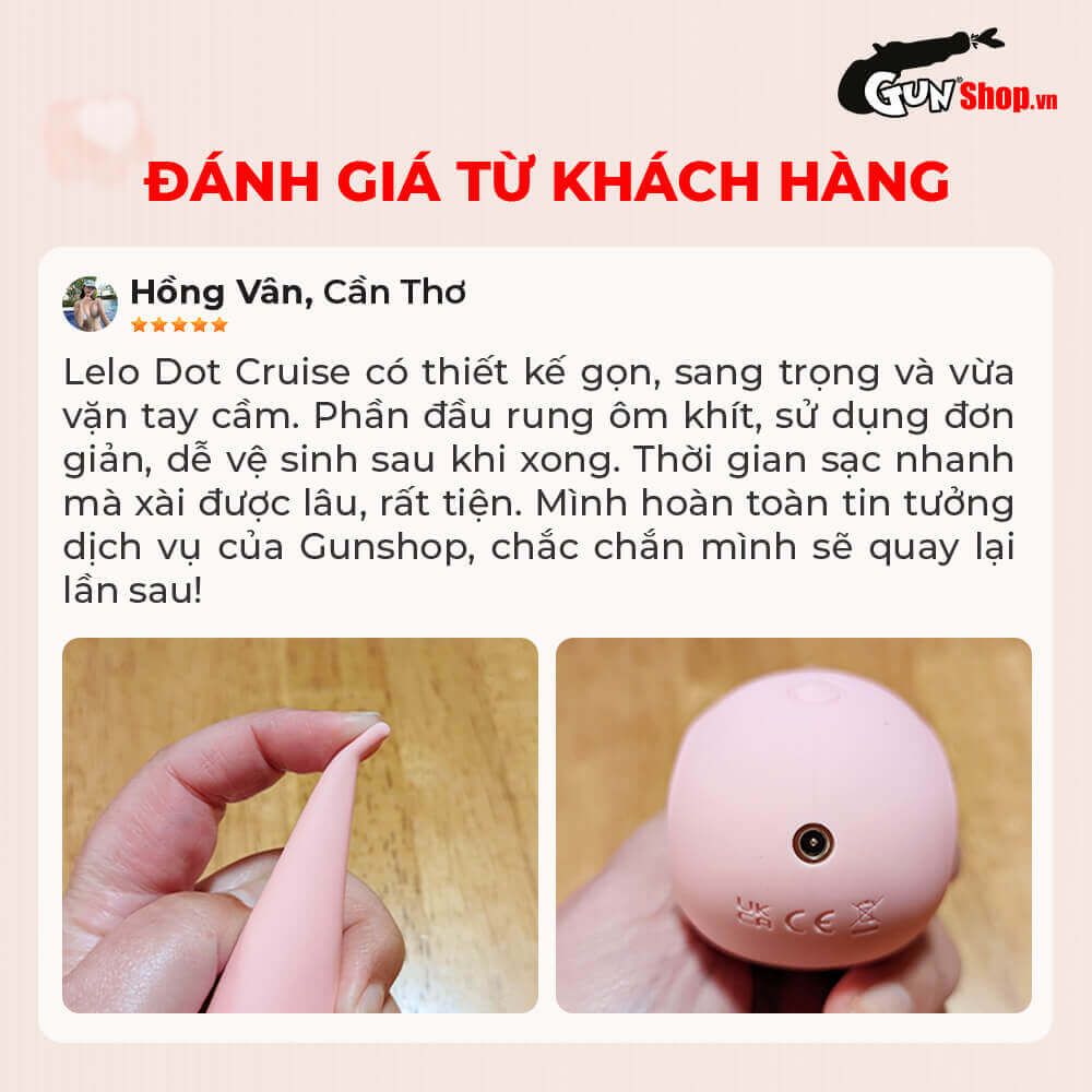Máy massage âm đạo Lelo Dot Cruise