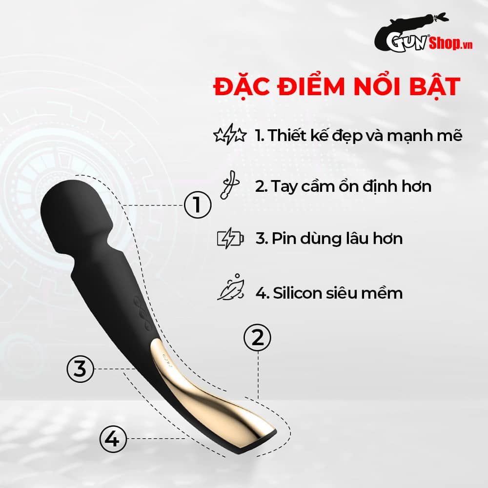 Máy massage Lelo Smart Wand 2 Large