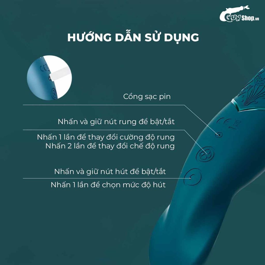 Máy massage Svakom Qingdai Shy Peacock