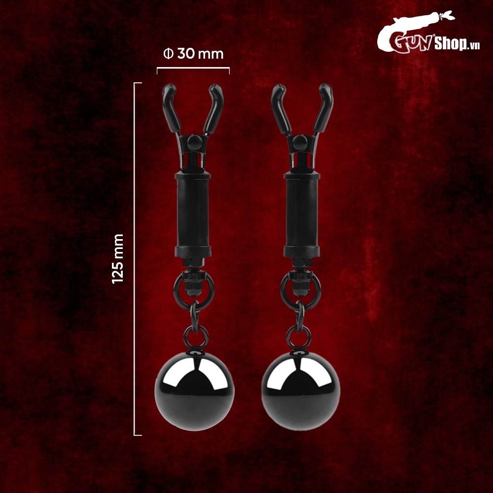 Kẹp vú kích thích đầu ti Chisa Sins Inquisition Playful Weighted Nipple Clamps