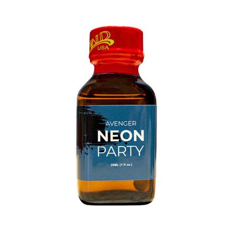 Chai hít tăng khoái cảm Popper PWD USA Avenger Neon Party Blue - Chai 30ml