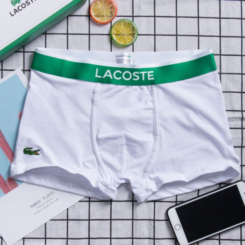 Quần lót Boxer Lacoste chính hãng - Trắng