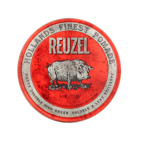 Sáp vuốt tóc Reuzel Red Pomade Water Soluble - Hộp 113gr