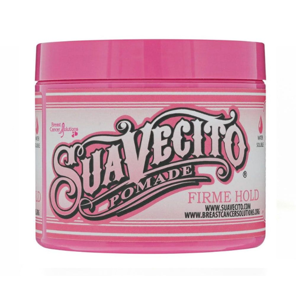 Sáp vuốt tóc Suavecito X Breast Cancer Solutions, Firme Hold Pomade - Hộp 113gr