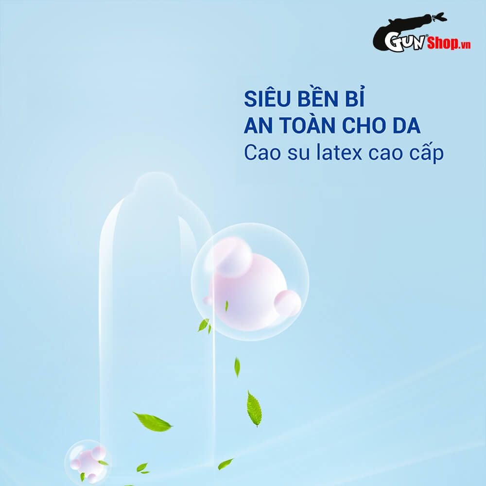 Bao cao su Shell Intense - Siêu mỏng 0.04mm - Hộp 3 cái