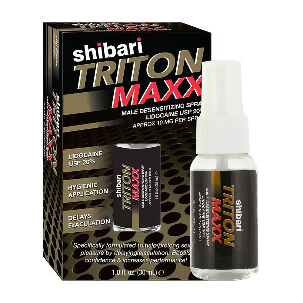 Chai xịt Mỹ Shibari Triton Maxx kéo dài thời gian - Chai 30ml