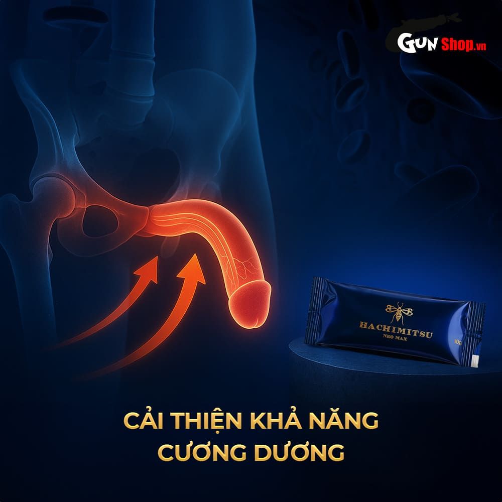 Tinh chất Hachimitsu Neo Max - Tăng cường sinh lý nam giới - 1 gói