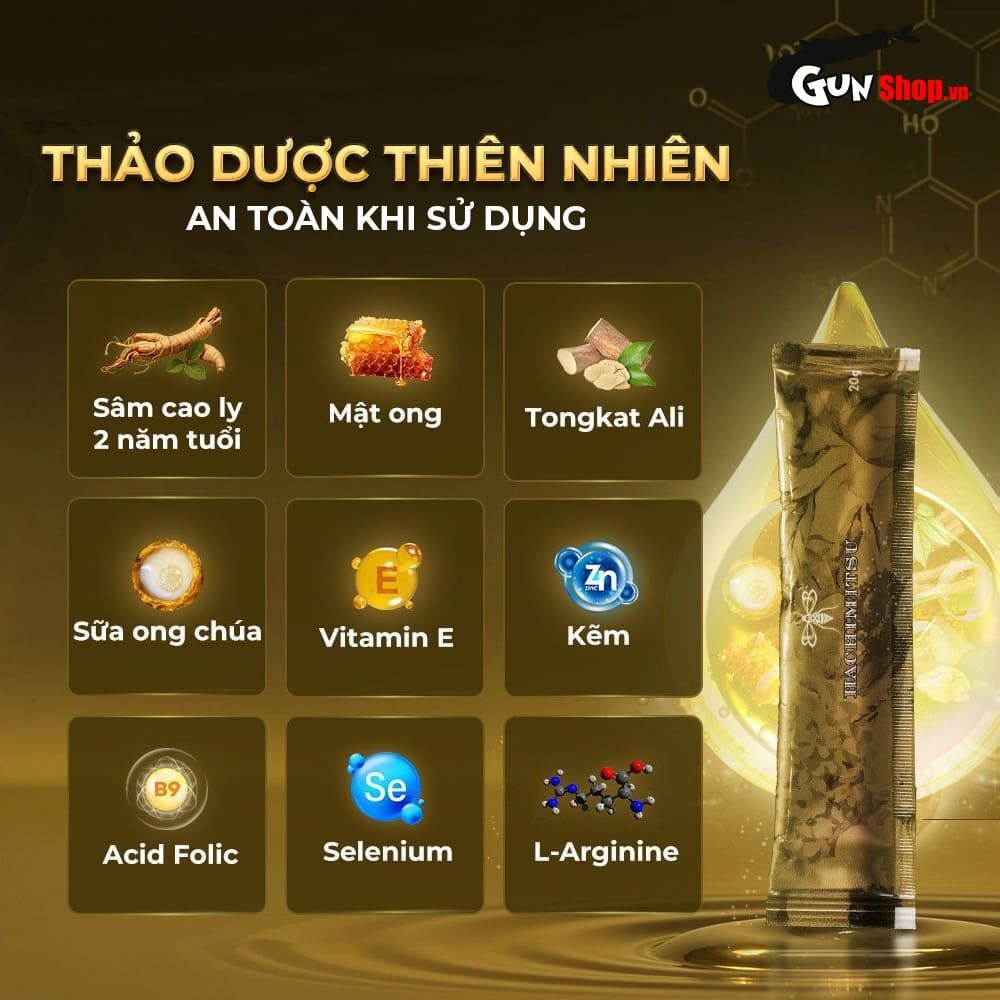 Tinh chất Hachimitsu - Tăng cường sinh lý nam giới - 1 gói