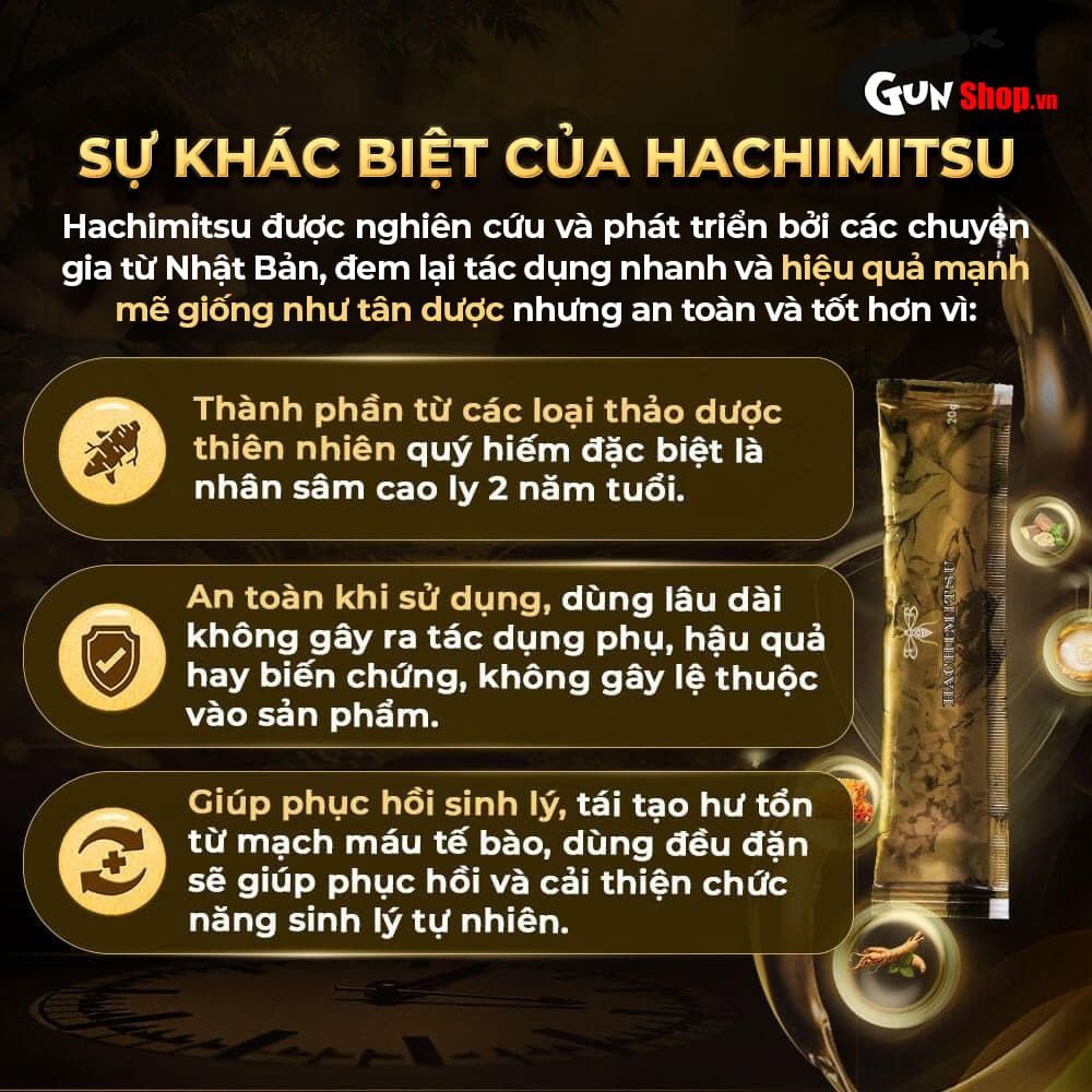 Tinh chất Hachimitsu - Tăng cường sinh lý nam giới - 1 gói
