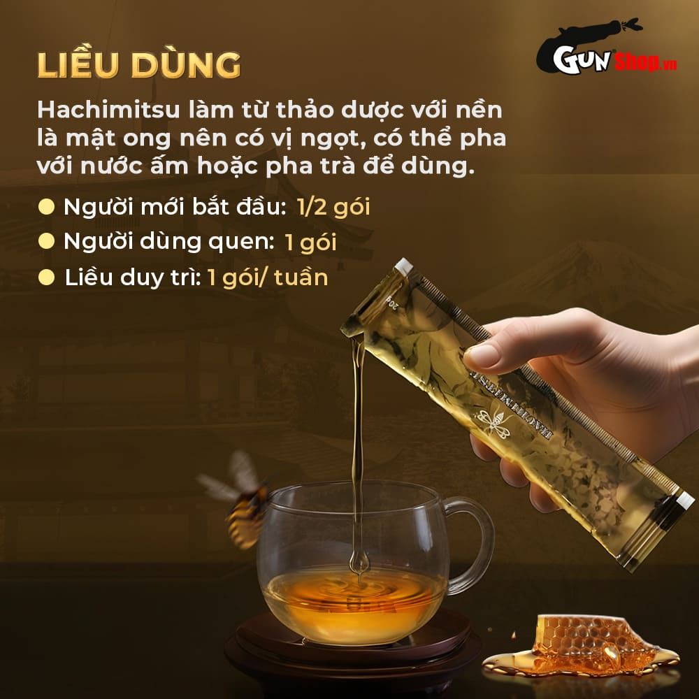 Tinh chất Hachimitsu - Tăng cường sinh lý nam giới - 1 gói