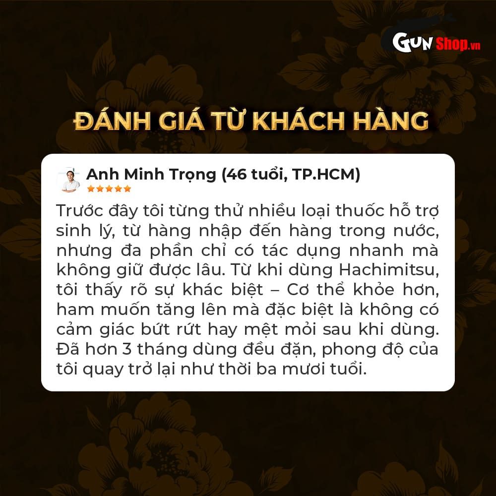 Tinh chất Hachimitsu - Tăng cường sinh lý nam giới - 1 gói