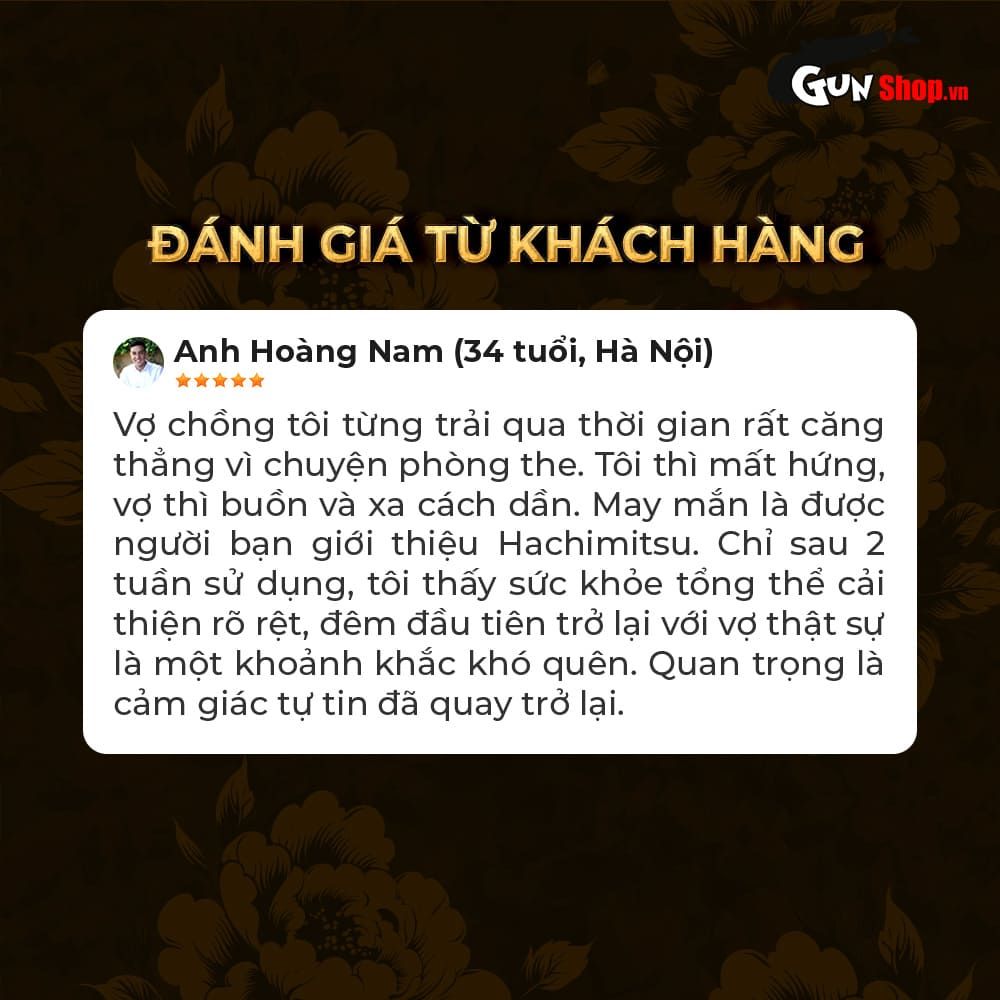 Tinh chất Hachimitsu - Tăng cường sinh lý nam giới - 1 gói