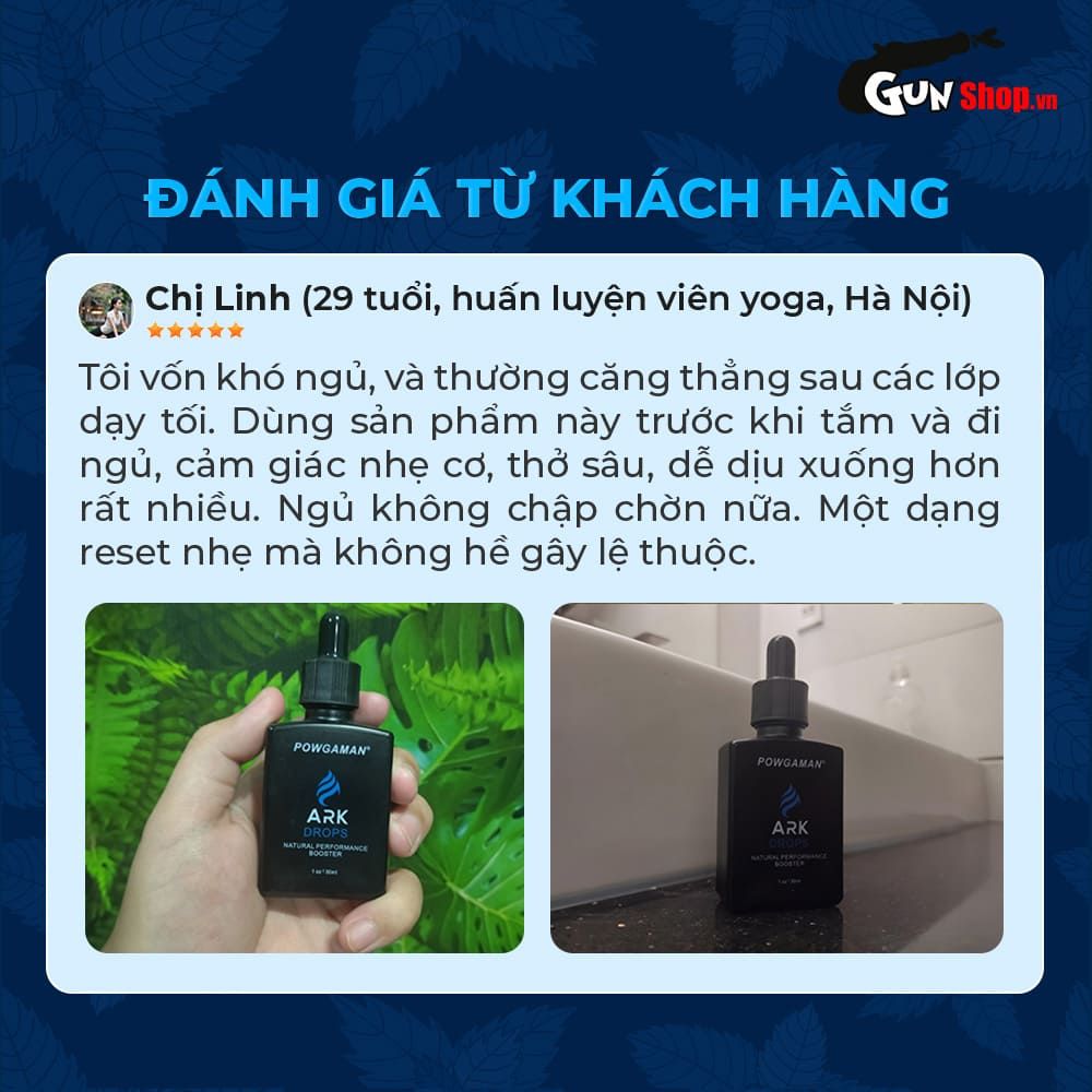 Tinh chất gia tăng cảm xúc Powgaman Ark Drops - Chai 30ml