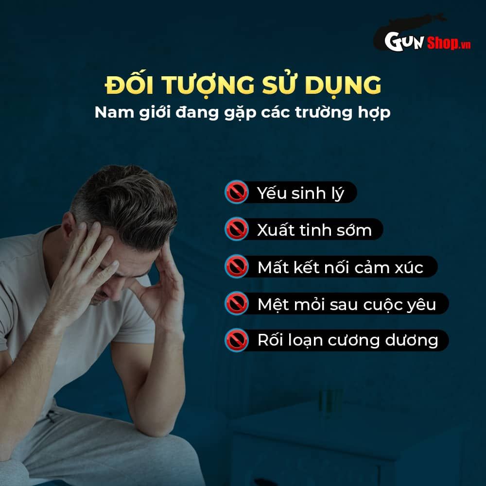 Viên uống tăng kích thước, kéo dài thời gian Powergra For Men (Super Gold Magic) - Hộp 10 viên