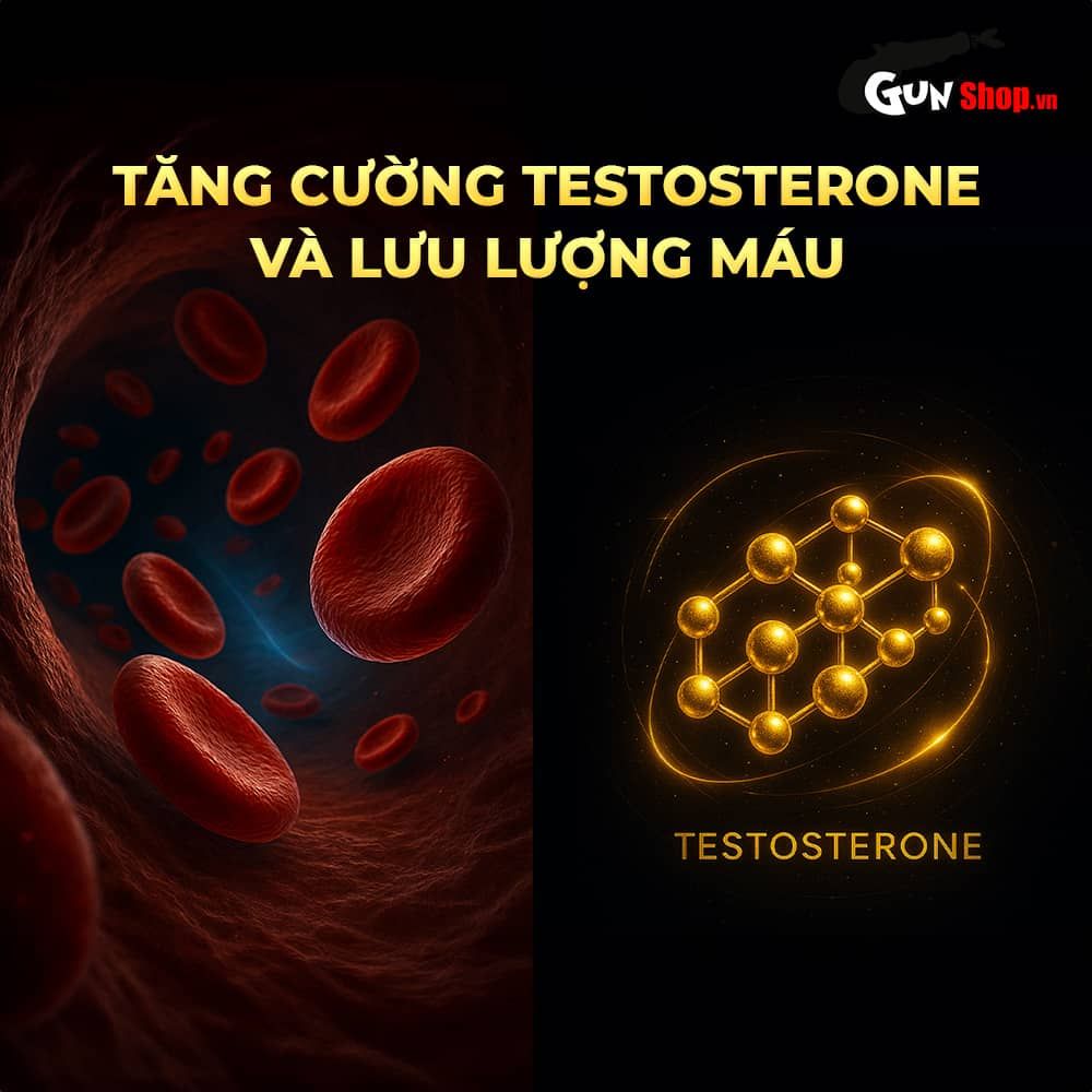 Viên uống phục hồi sinh lý, kéo dài thời gian Powergra For Men Rino - Vỉ 1 viên