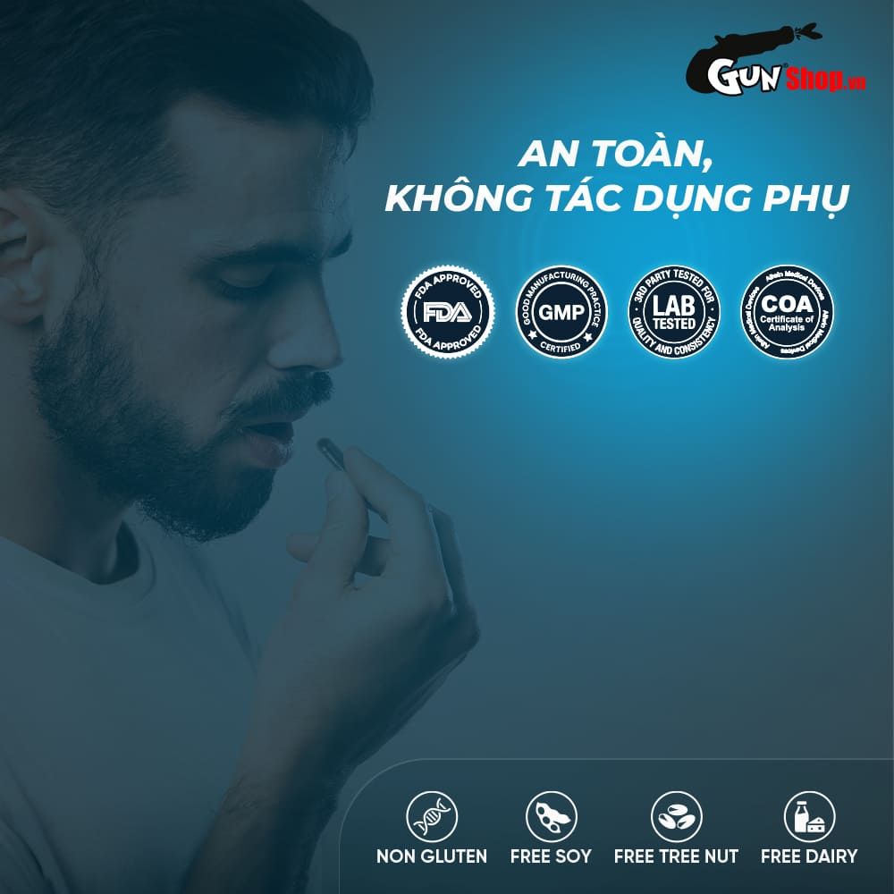 Viên uống phục hồi và tăng cường sinh lý nam giới Powergra Vigor Boost TongKat Ali - Hộp 60 viên