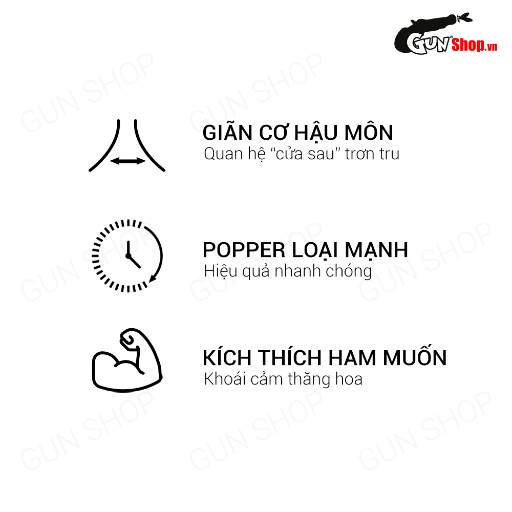 Chai hít tăng khoái cảm Popper PWD USA Super Rush Black Label - Chai 10ml