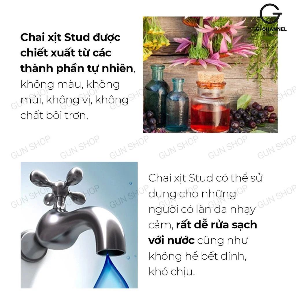 Chai xịt  Anh Stud 100 kéo dài thời gian - Chai 13ml