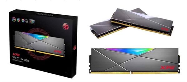 DDR4 ADATA XPG SPECTRIX D50 8GB BUS 3200MHz GREY RGB