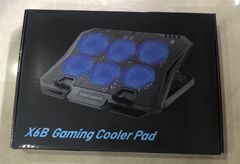 Đế Laptop X6B 6 fan led light blue gaming Cooler pad