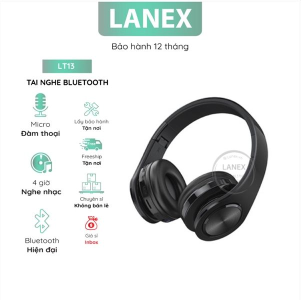 Tai nghe bluetooth Lanex LT13 V5.0