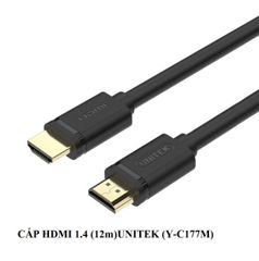 Cáp HDMI 12m 1.4 Y-C 177M 4K Unitek