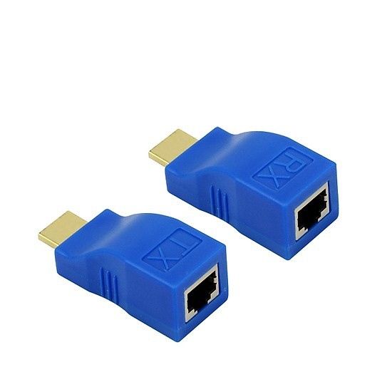 Bộ nối dài HDMI 30m --> Lan Extender 4K Cat6