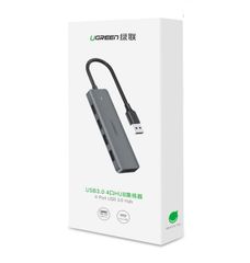 Hub chia 4 cổng USB 3.0 hỗ trợ cấp nguồn Micro USB chính hãng Ugreen 50985