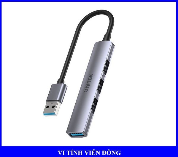 Hub USB -> USB 3.0 + 3 USB 2.0 H1208A Unitek (20 cm)