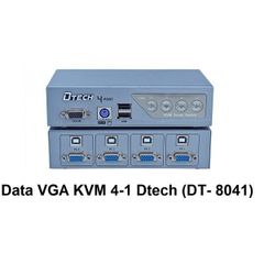 Data KVM USB VGA 4-1 500MHz DT-8041 (4 vào ra 1)