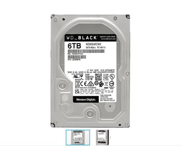 HDD 6TB Western Digital WD6004FZWX Black - Chính hãng